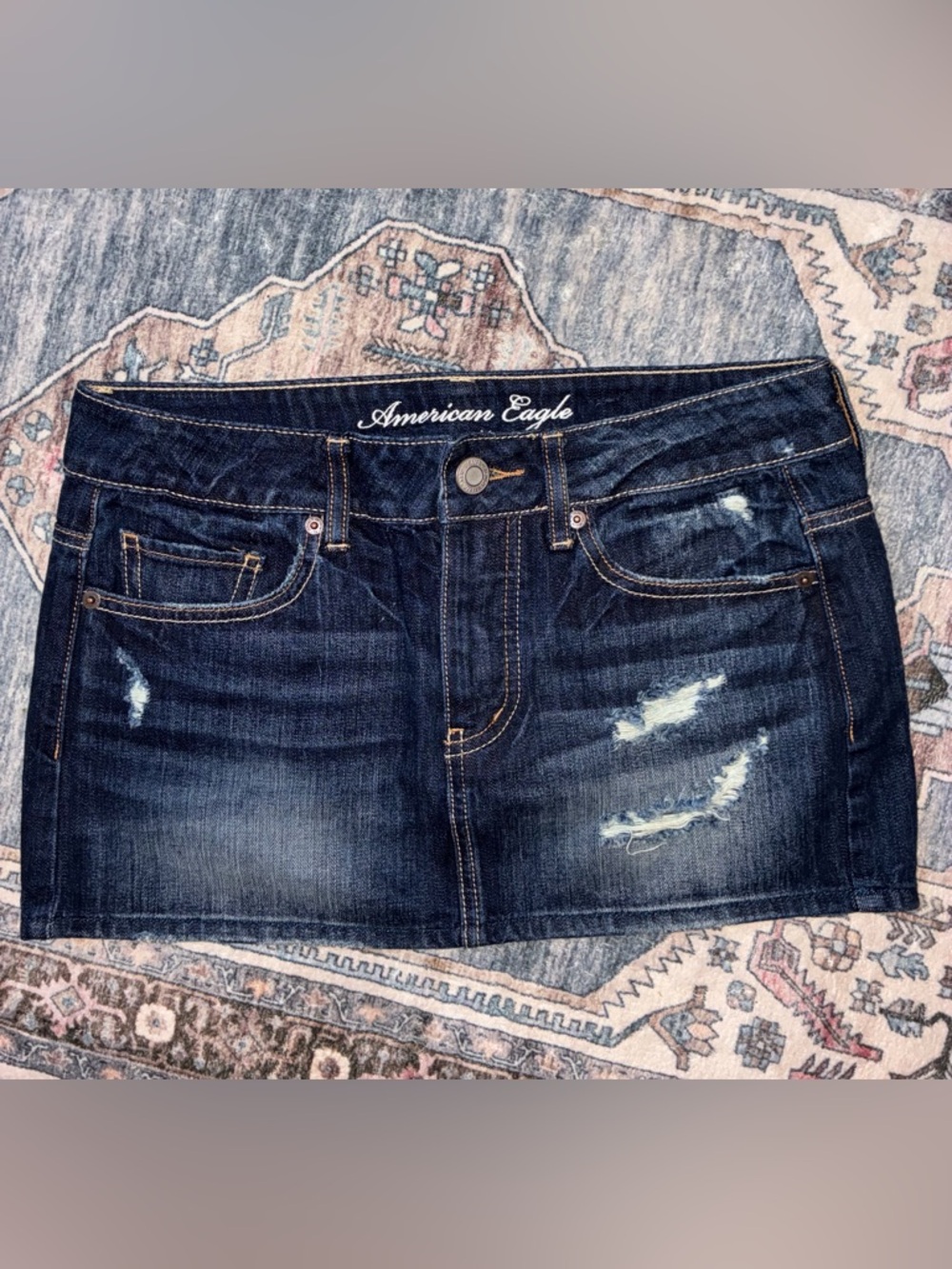Y2K American Eagle mini skirt